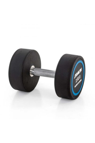 ARMAN دمبل لتمارين رفع الأثقال، 25 كجم مع مقبض معدني - أسود - P1559-25KG
