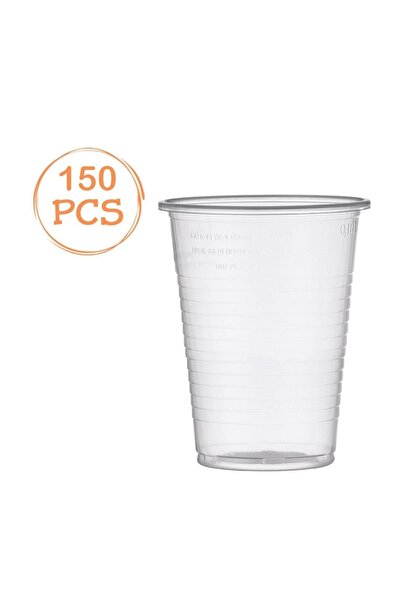 OEM Set 150 Pahare Plastic Transparent 200ml – Unică Folosință pentru Evenimente
