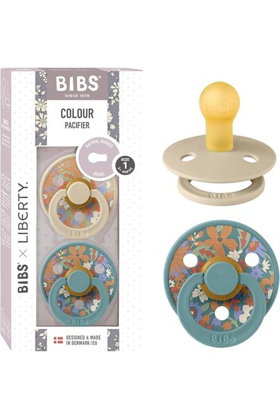 Bibs Liberity's Lila |   Natural Latex Rubber Mouthguard |   Childlike Patter...