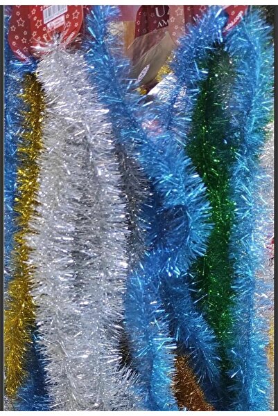 Lisinya New Year Ornament Glitter 2 Meters Pack of 5