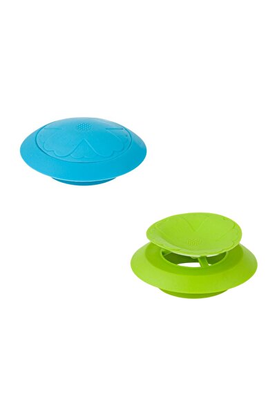 OEM Set 2 Dopuri Chiuvetă Verde-Bleu 6 cm, pentru Sifon 4 cm și Oprirea Restu...