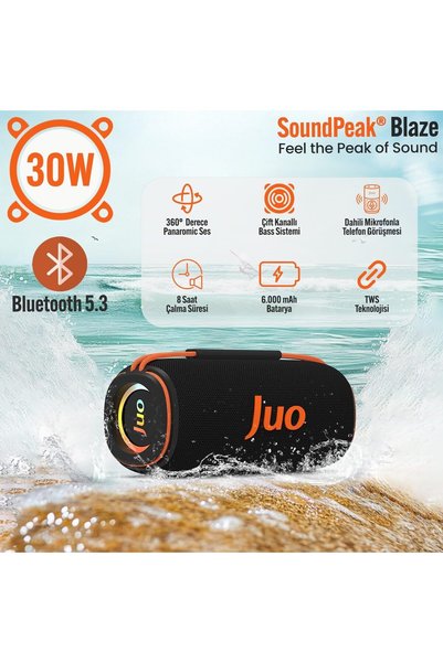 ART3 SoundPeak Blaze 30W RGB Bluetooth Hoparlör Kablosuz Taşınabilir Speaker