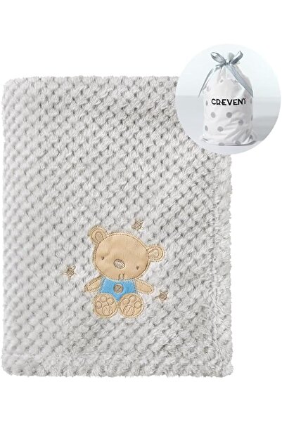 CREVENT 76x100cm Organic Muslin Cotton Baby Blanket for Newborns, Soft Mink B...