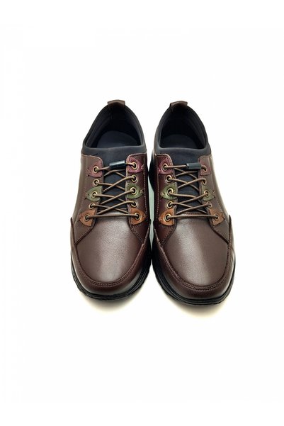 AYMODA AYAKKABI M21 Moda %100 Genuine Leather Orthopedic Comfortable Stretch New Season Shoes