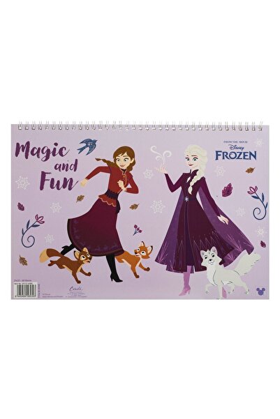 OEM Frozen 2 Elsa & Anna Bloc de desen spiralat 33x23cm - 40 de coli