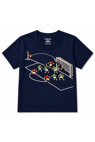Rabona Fashion Tricou pentru copii cu grafică de acțiune de fotbal: Lovitură ...