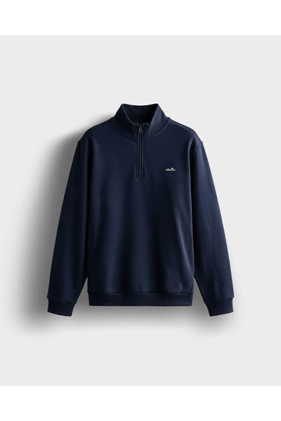 Ellesse Ανδρικό φούτερ με φερμουάρ σε σκούρο μπλε χρώμα 6WM1010