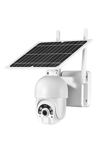 PM-26195 Solar Güneş Panelli 2MP 1080P 4G Sim Kart Ubox Destekli Wifi Kamera