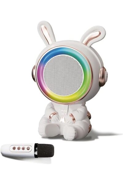 20W 2400 Mah Karaoke Mikrofonlu Ledli Bluetooth Hoparlör BTS-252