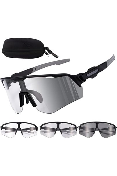 Yelajoy Polarized Sports Sunglasses for Men Women, UV400 UV Protection Self-T...