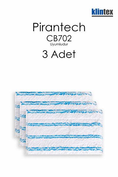 Klintex Pirantech CB702 Lavetă de rezervă pentru mopul cu abur 3 bucăți