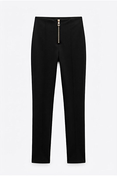 Bade Butik Black ribbed steel knitted leggings pants