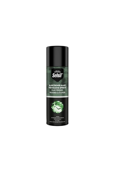 Selsil Elektronik Kart Temizleme Spreyi 500ML Yağsız - Devrelere Zarar Vermez