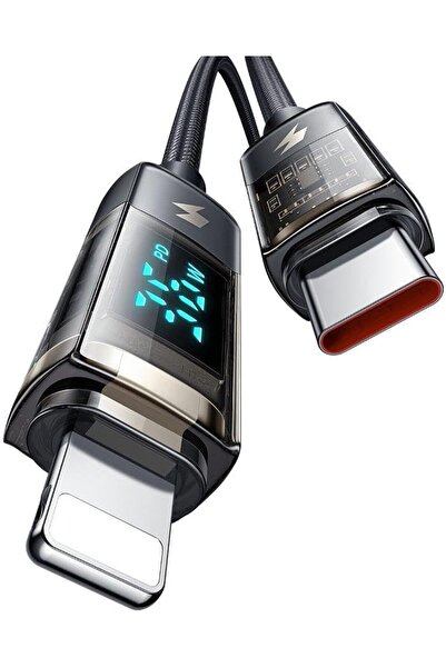 StepCo CA-3600 TypeC Iphone Şarj Data Kablo 1.2m-Siyah