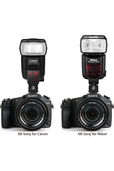 ART3 TF-334, Sony Mİ Hot Shoe İle Uyumlu Canon-Nikon Hot Shoe Converter
