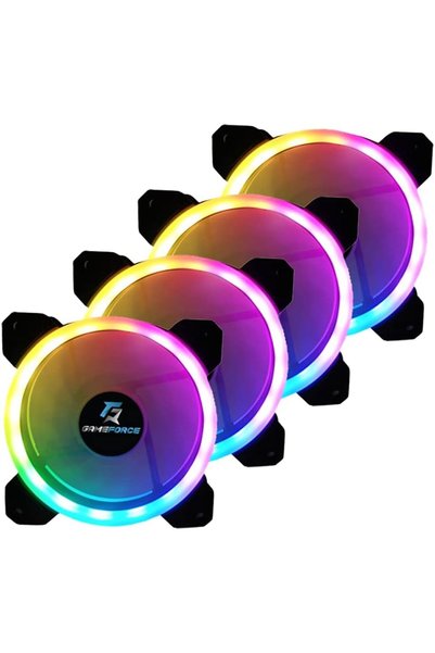 ART3 DUALRING 4x120mm Sese Duyarlı A-RGB Kasa Fanı