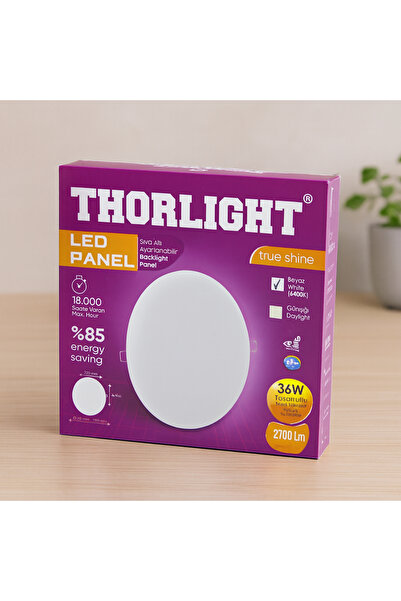 36W 22 Cm Beyaz Led Panel (Sıva Altı Mandallı) 6400K 2700 Lm
