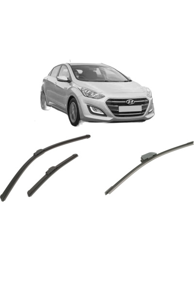 Bosch Set de 3 ștergătoare HYUNDAI i30 Hatchback Van (GDE) 2015-2017, parbriz...