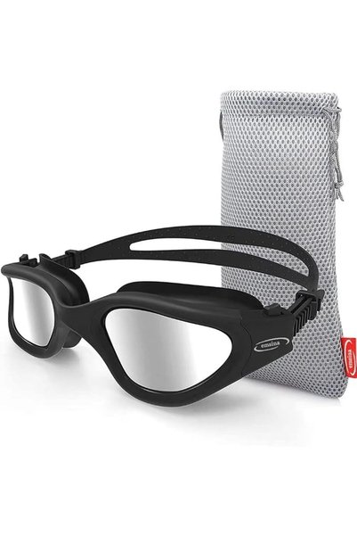 GENERAL Amsina Men's and Women's Adult Youth Swimming Glasses Anti-Fog Polari...
