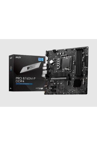 MSI Pro B760M-P D4 1700P Vga Hdmi Dp Pro B760M-P Ddr4