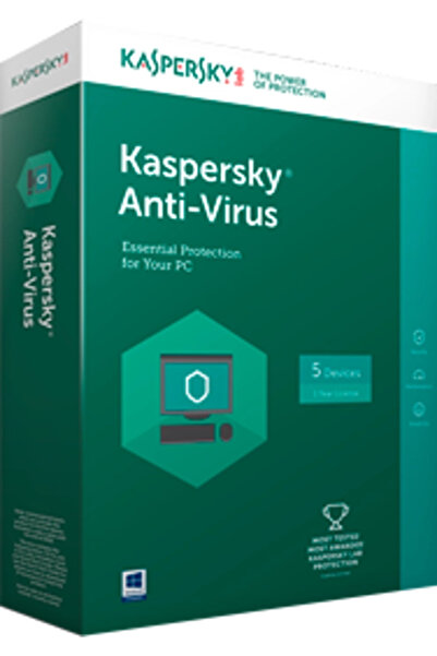 KASPERSKY Antı-Vırus 5 Kullanıcı 1 Yıl