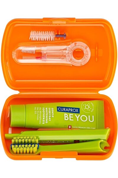 Curaprox Ortho Travel Set, Blue, Swiss Made