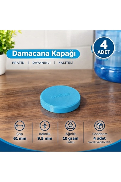 DNS 3D Damacana Kapağı (4 Adet)