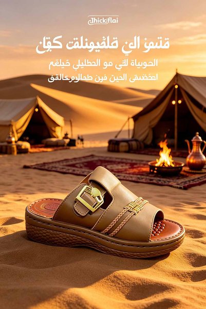 Saudi Step Premium Saudi Made Men's Arabic Sandals Breathable Woven Upper Adj...