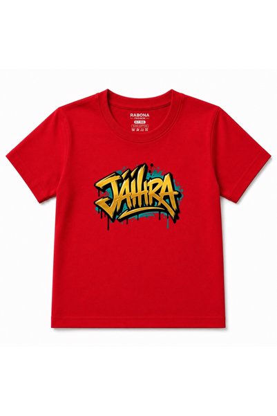 Rabona Fashion Dječja majica sa grafitima sa zlatne ulice Jahra