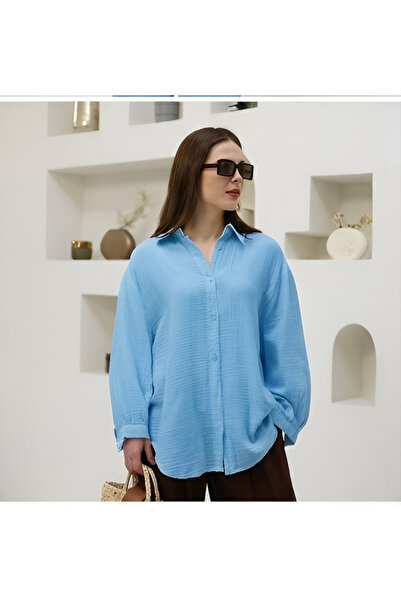 Chef d'atelier Women's Linen Long Shirt