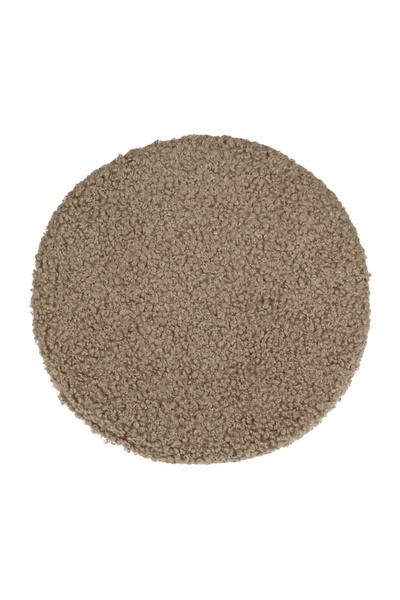 OEM Pernă scaun Rotunda Taupe cu Bucle Ø34cm – confort suplimentar fără să sc...