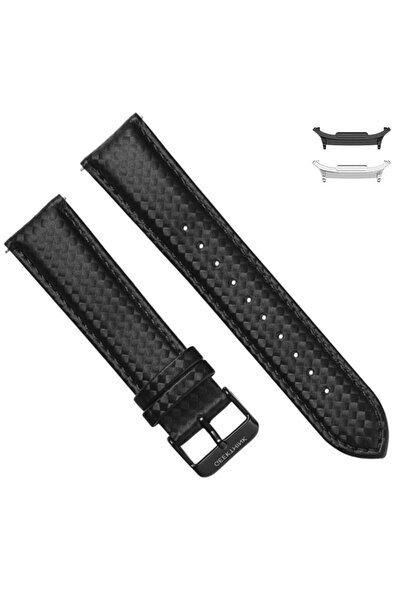 VD VERY DREAM Leather strap compatible with Samsung Galaxy Watch8 44mm, Gloss...