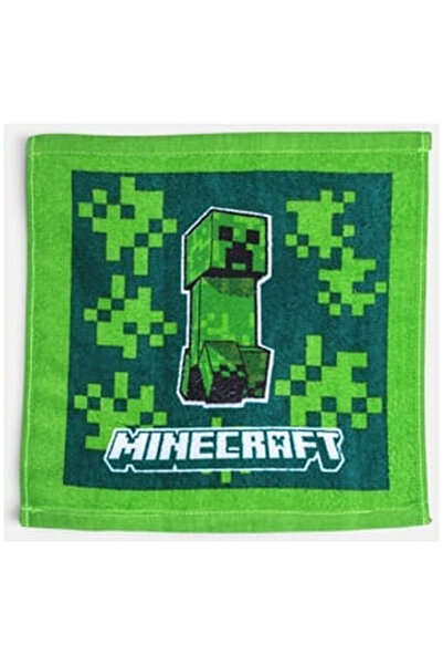OEM Prosopel din Bumbac Verde Minecraft pentru Baieti 30x30cm