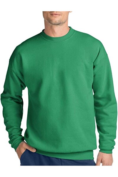HANES Men's Ecosmart Fleece Sweatshirt, Cotton-blend Pullover, Crewneck Sweat...