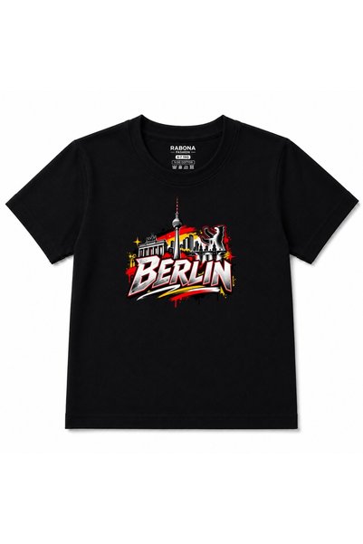 Rabona Fashion Berlin Pulse Landmarks & Street Energy Graphic Kids T-Shirt