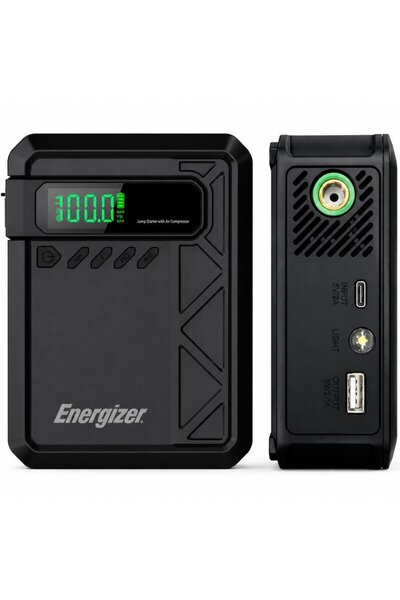 Energizer Power Bank 10000mAh PD15W Qc 1xUSB-A 1xUSB-C Εκκινητής Μπαταρίας Αυ...