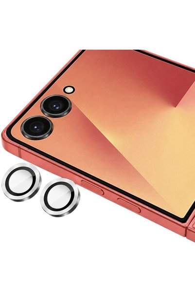 BLUEO Προστατευτικό φακού κάμερας - Samsung Galaxy Z Flip8 - Ασημί