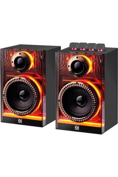 Defender Futuro 2.0 Στερεοφωνικά Ηχεία 10W Μαύρα - (65087)