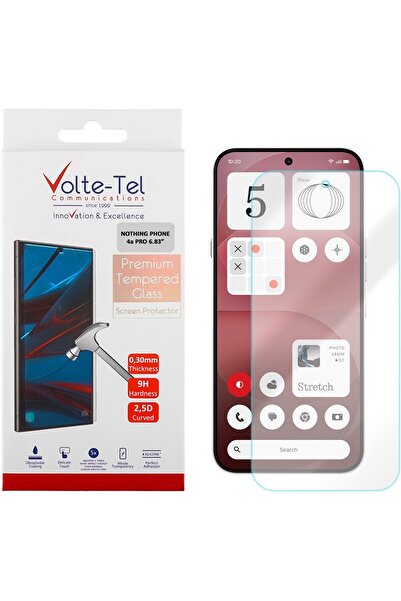 Volte-Tel Σκληρυμένο Γυαλί Nothing Phone 4a Pro 6.83 ιντσών 9H 0.30 χιλιοστά ...