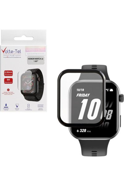 Volte-Tel Πλέξι Γυαλί Σκληρυμένο Honor Watch 2i 45mm 3D Άκρη 1.85 ίντσες 0.30...