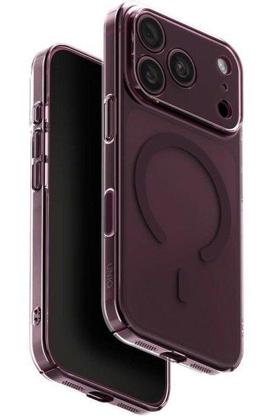 uniq Θήκη Airsuit για Iphone 18 Pro / 17 Pro Φόρτιση Magclick Μπορντό - (UNIQ...