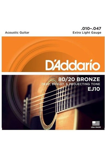 Daddario Χορδές Ακουστικής Κιθάρας (10-47) - (EJ10)