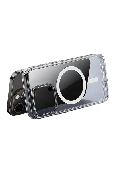 Tradebit Husă spate incoloră magnetică MagSafe pentru Apple iPhone 13 Pro Max transparentă