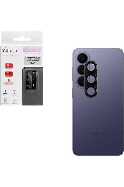 Volte-Tel Κάλυμμα Γυαλιού Κάμερας Samsung S26 5G/S26 Plus 5G 6.3 ιντσών 9H 0....