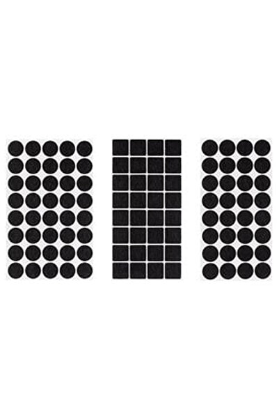 OEM Black Felt Furniture Protectors 3 Sizes - 104pcs