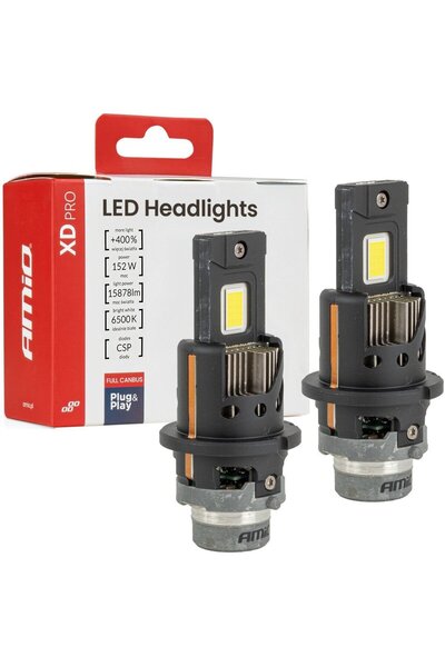 AMIO Λάμπες LED Σειράς Xd Pro D4S/D4R 12V 152W 15.878lm 6.000K Πλήρες Can-Bus...
