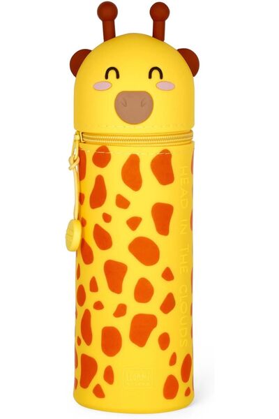 Legami Kawaii 2 in 1 Soft Silicone Panda Shape School Pencil Case Desk Pencil...