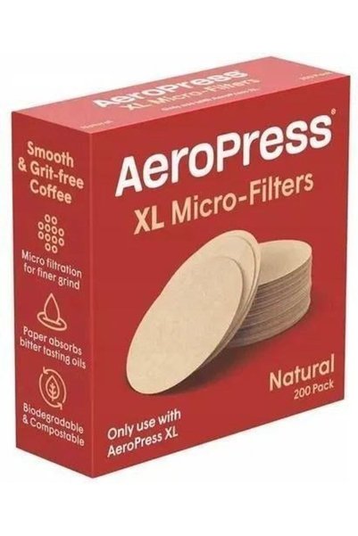 Aeropress Χάρτινα φίλτρα καφέ, XL 200 τεμάχια - (85276082011)