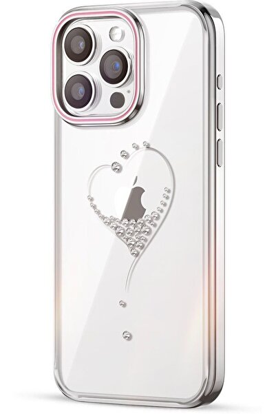 Kingxbar Θήκη Apple iPhone 15, Σειρά Wish, ασημί