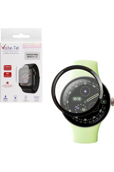 Volte-Tel Πλεξιγκλάς Σκληρυμένο Γυαλί Google Pixel Watch 4 41mm 3D Άκρη 1.2 ι...